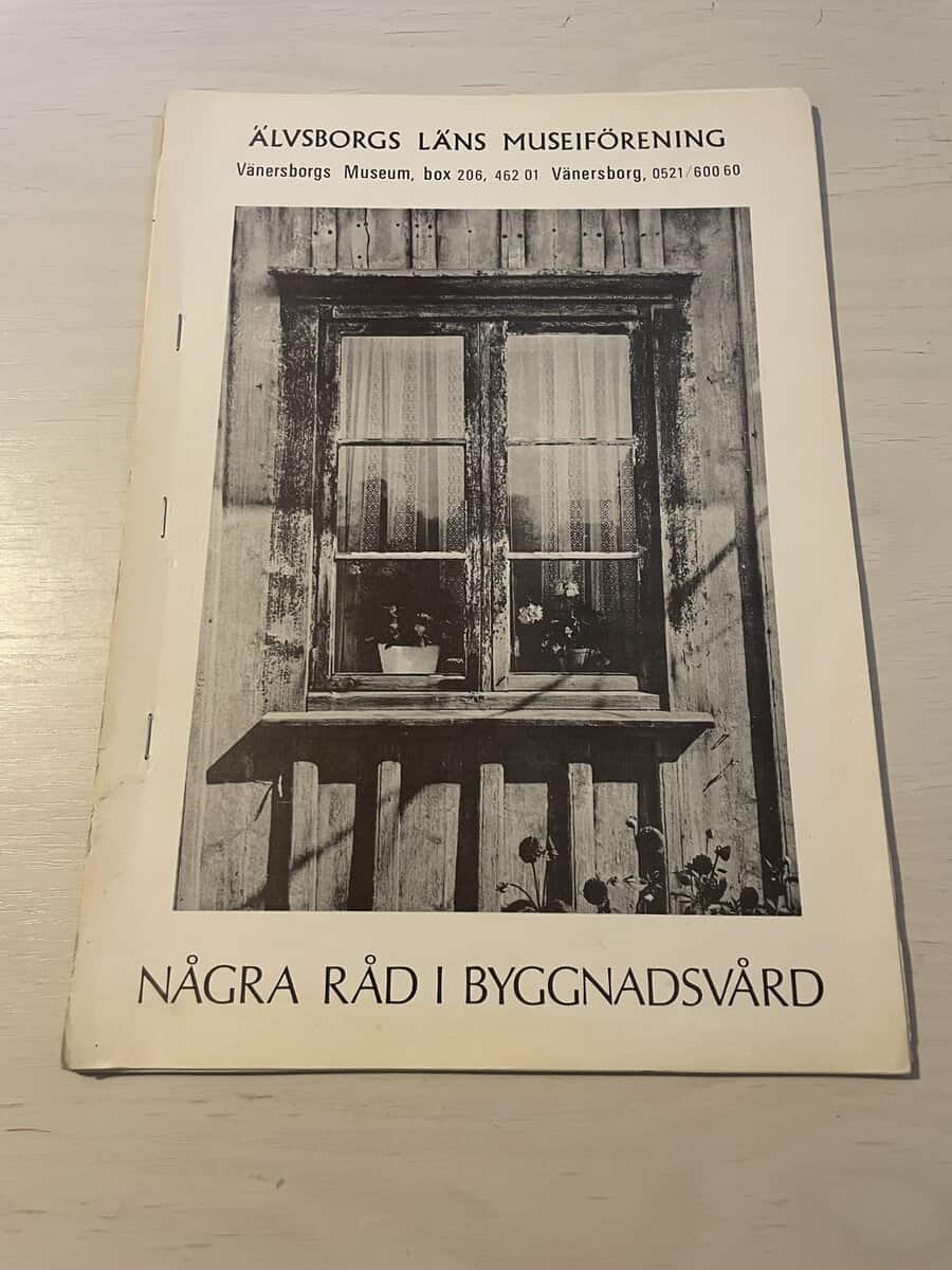 Några råd i byggnadsvård