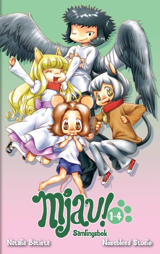 Natalia Batista : Mjau! 1-4, samlingsbok