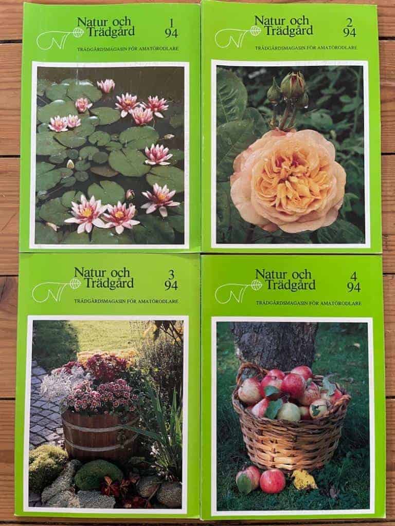 Natur och Trädgård. Nr 1-4 1994