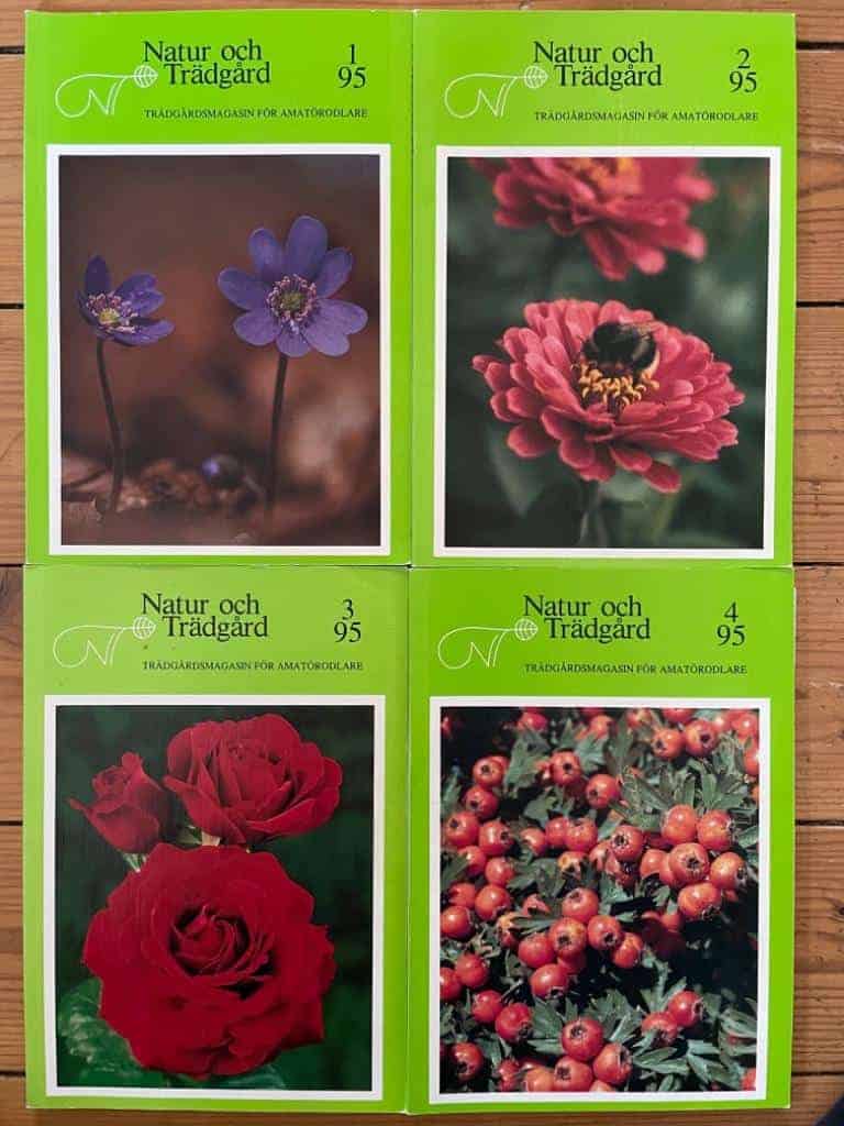 Natur och Trädgård. Nr 1-4 1995