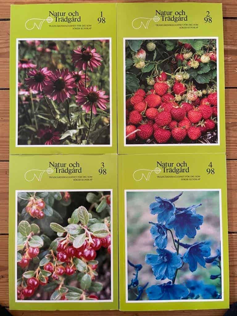Natur och Trädgård. Nr 1-4 1998