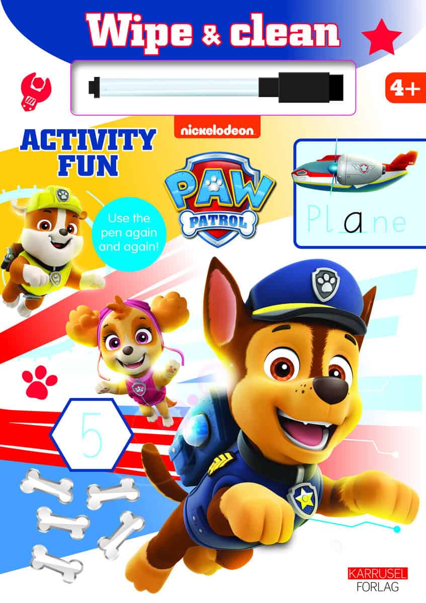 Nickelodeon Paw Patrol. Wipe & Clean - Activity Fun