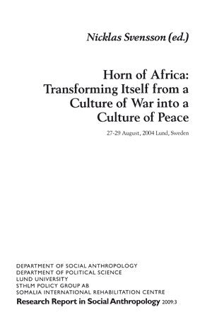 Nicklas Svensson : Lund Monographs in Social Anthropology