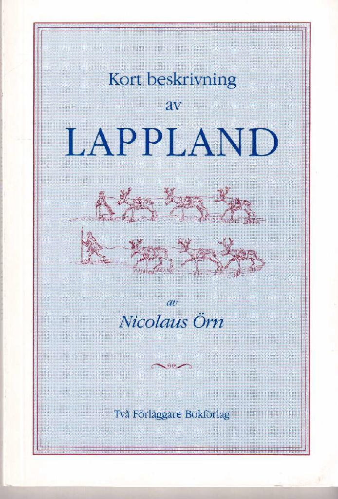 Nicolaus Örn : Kort beskrivning av Lappland
