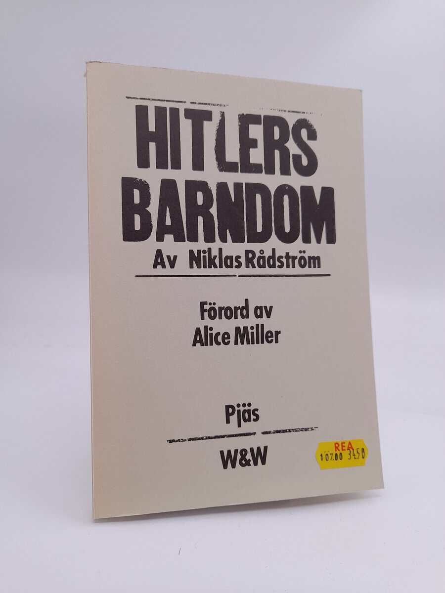 Niklas Rådström : Hitlers barndom
