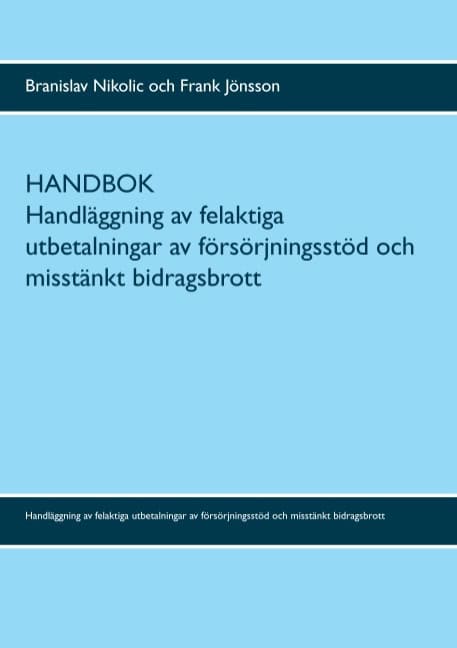 Nikolic, Branislav ; Jönsson, Frank : Handbok