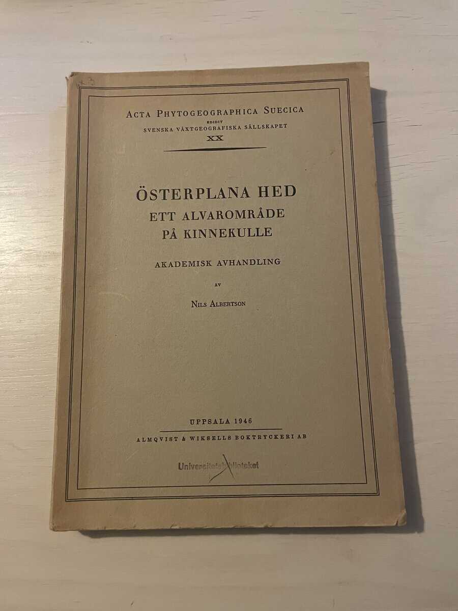 Nils Albertson : Österplana hed