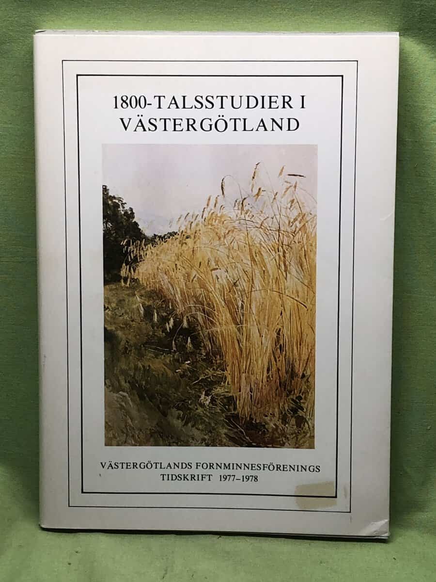 Nils Fredrik Beerståhl : 1800-talsstudier i Västergötland