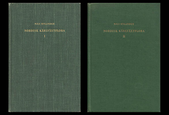 Nils Hylander : Nordisk kärlväxtflora omfattande Sveriges, Norges, Danmarks, Östfennoskandias, Islands och Färöarnas kärlkryptogamer och fanerogamer. Del I-II