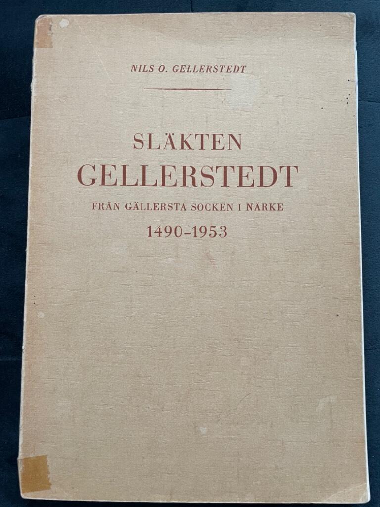 Nils O. Gellerstedt : Släkten Gellerstedt