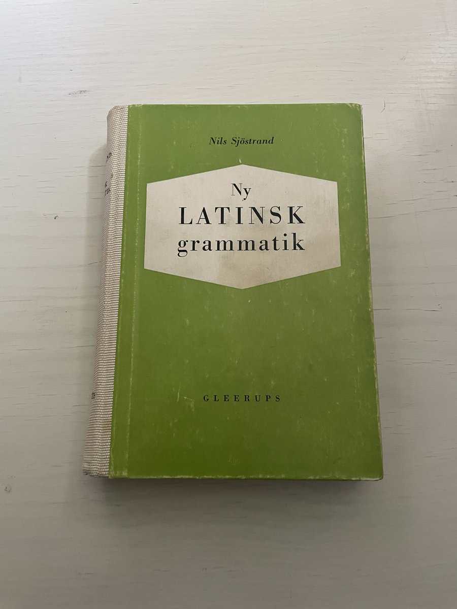Nils Sjöstrand : Ny latinsk grammatik