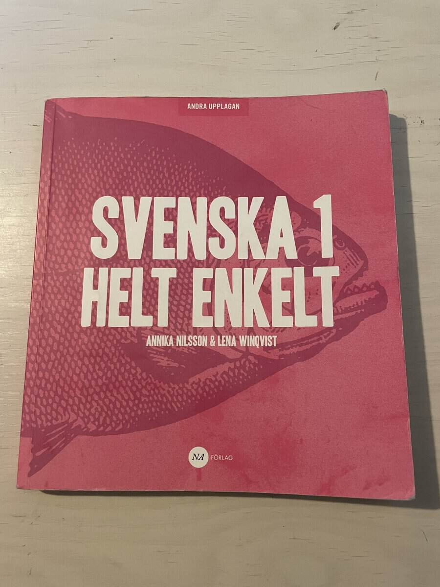 Nilsson, Annika, Winqvist, Lena : Svenska 1 helt enkelt
