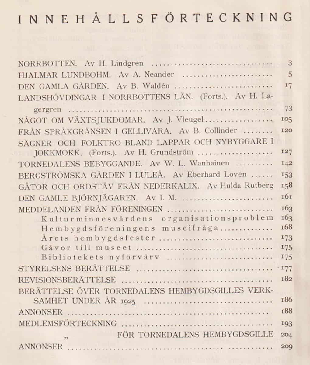 Norrbotten. Norrbottens Läns Hembygdsförenings Tidsskrift. Häfte 5 1926