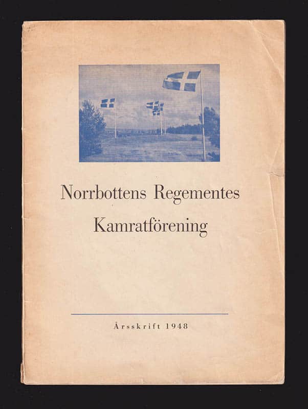 Norrbottens Regementes Kamratförening. Årsskrift 1948