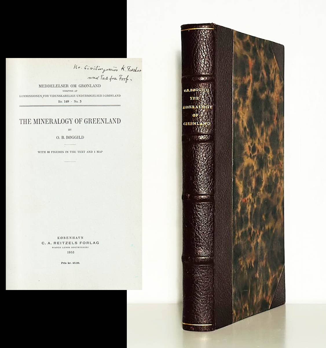 O. B. Bøggild : The Mineralogy of Greenland. With 88 Figures in the Text and 1 Map