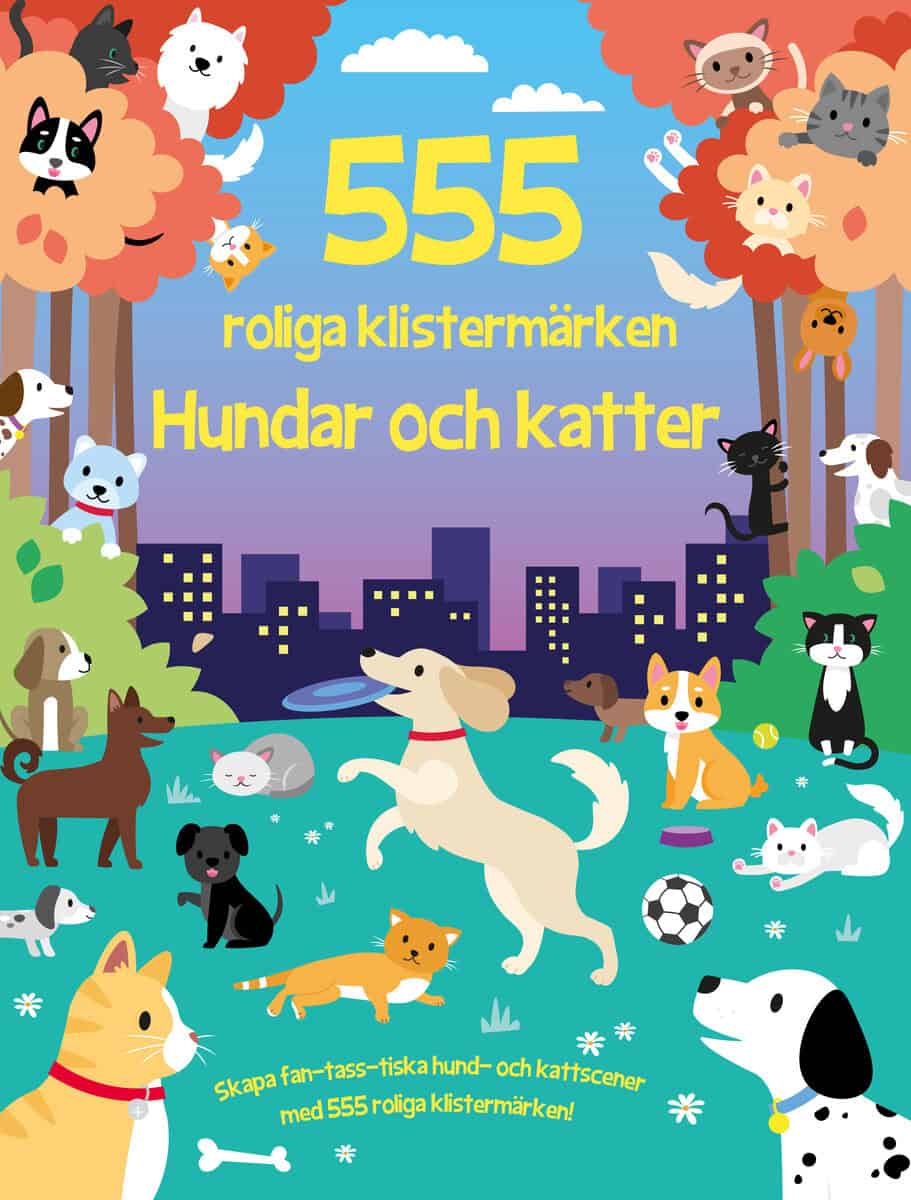Oakley Graham : 555 roliga klistermärken. Hundar och katter