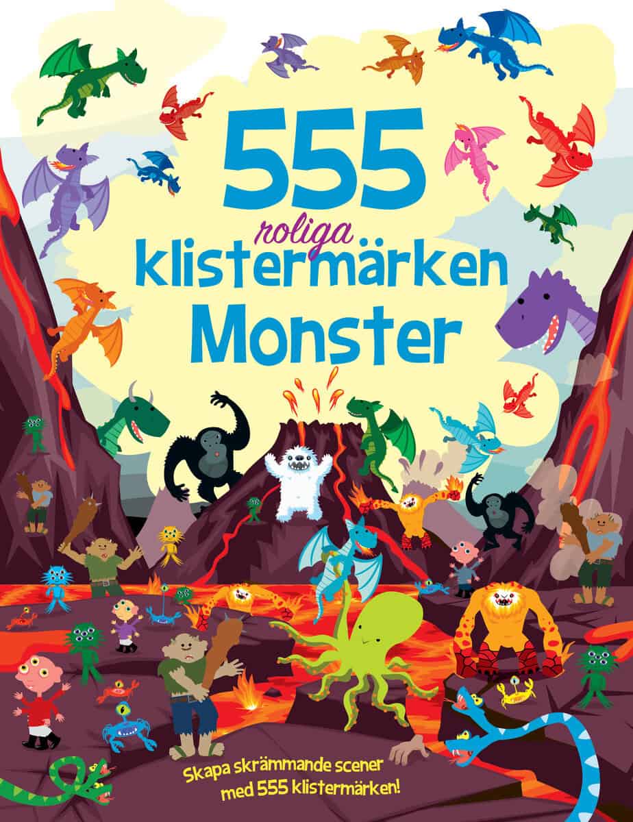 Oakley Graham : 555 roliga klistermärken. Monster
