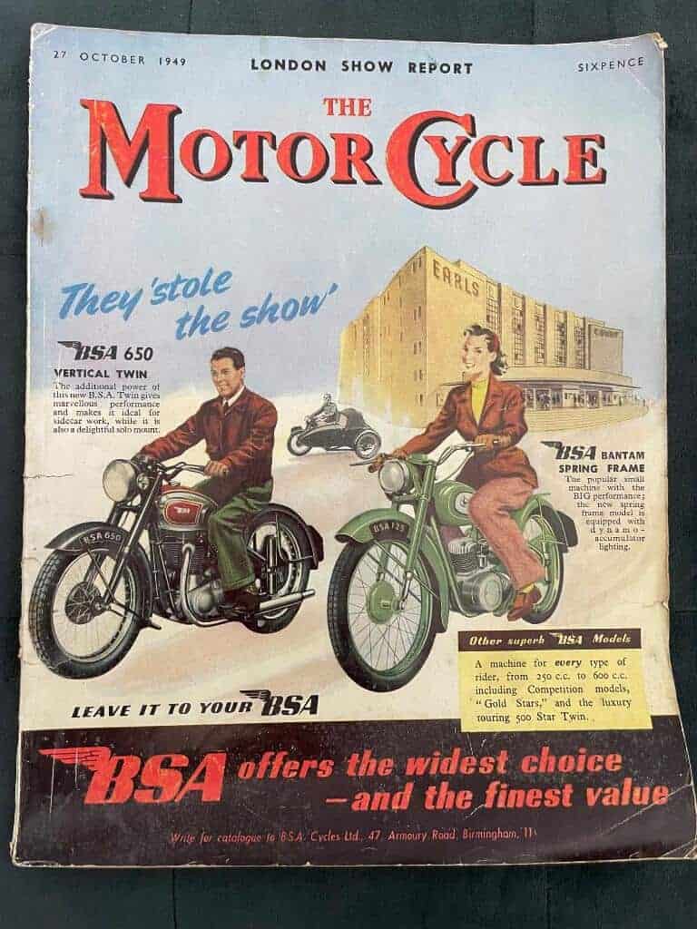 October 27 1949 Motor Cycle Magazine London Show Report
