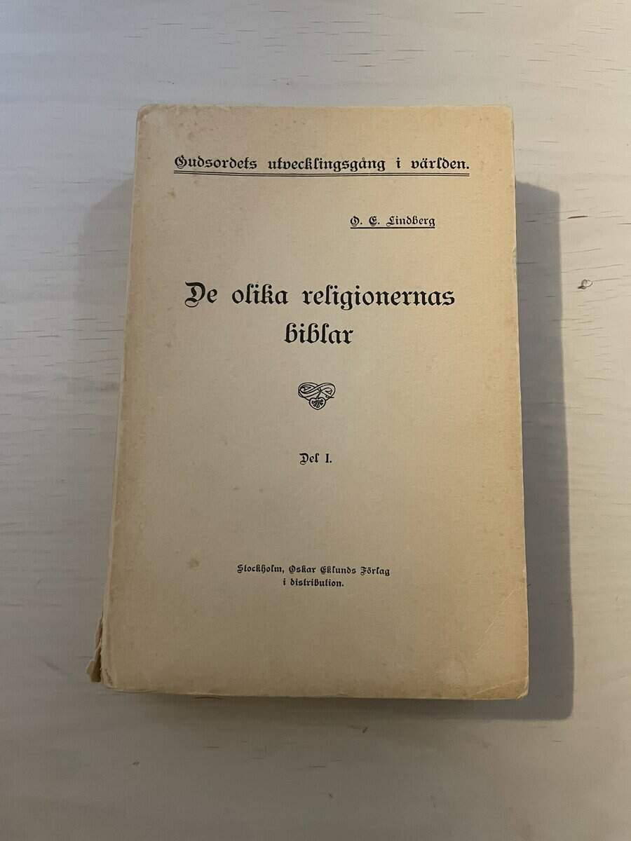O.E. Lindberg : De olika religionernas biblar del I (1)