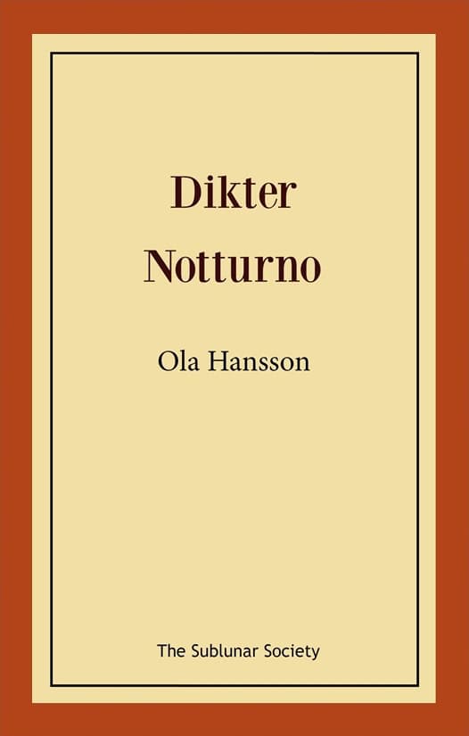 Ola Hansson : Dikter ; Notturno