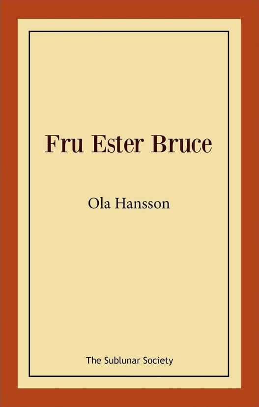 Ola Hansson : Fru Ester Bruce
