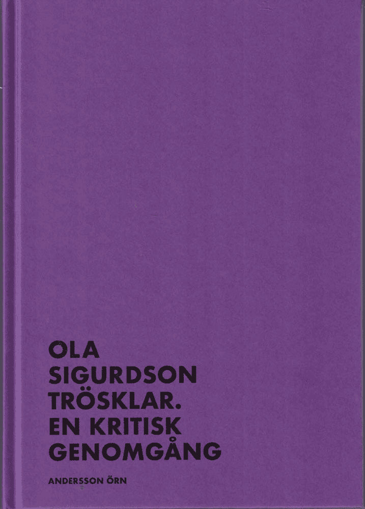 Ola Sigurdson : Trösklar