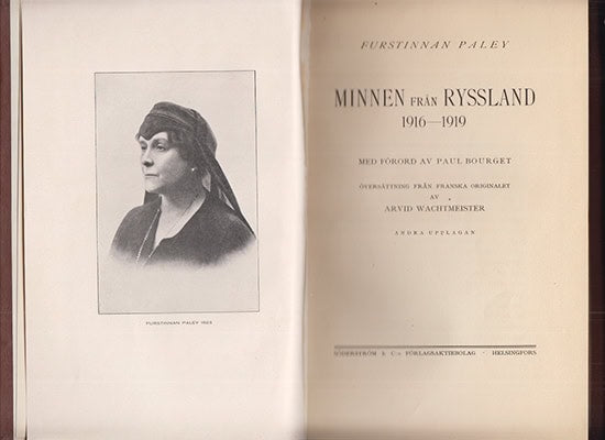 Olga Paley : Minnen från Ryssland 1916-1919