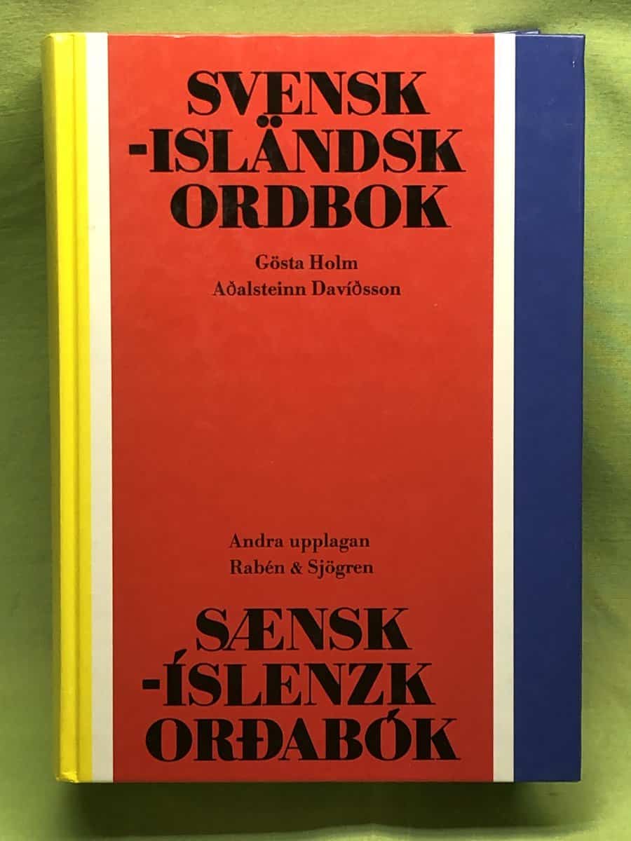 Olle Holm : Svensk-isländsk ordbok