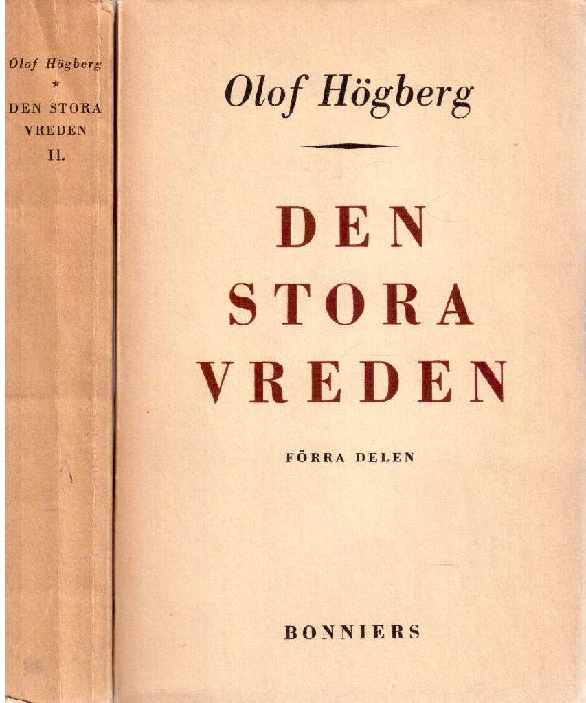 Olof Högberg : Den stora vreden