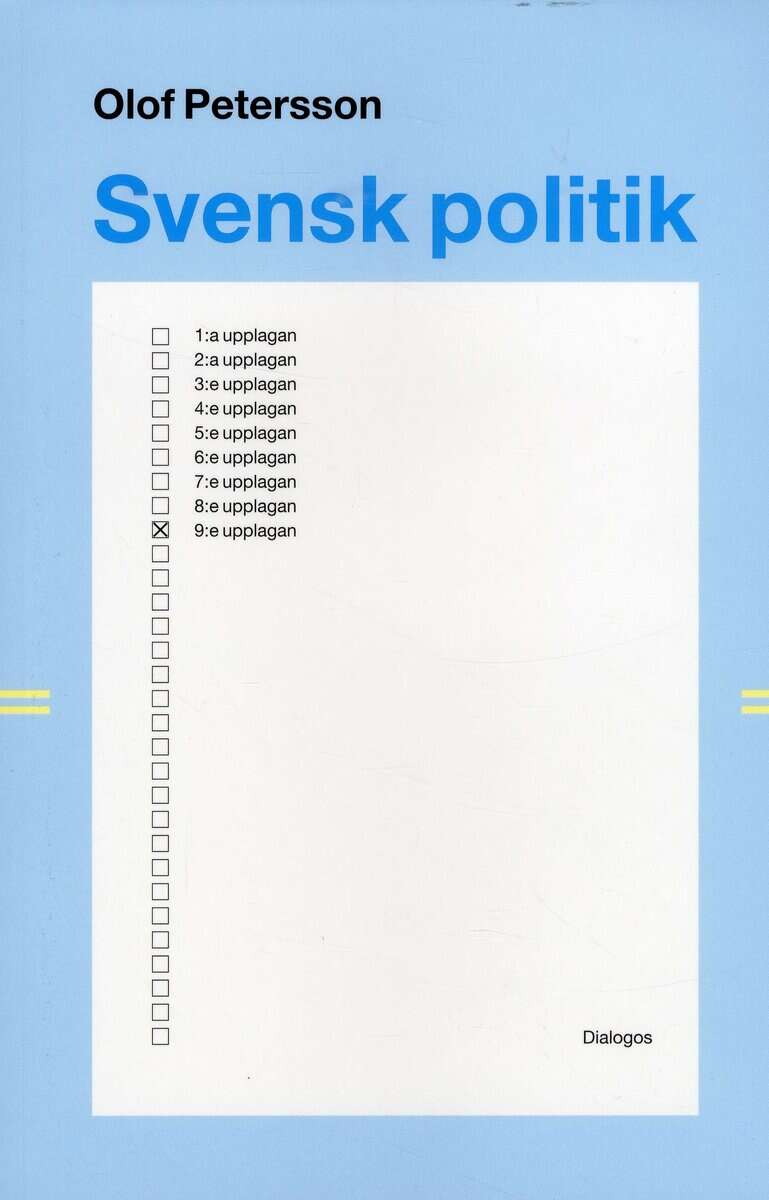 Olof Petersson : Svensk politik