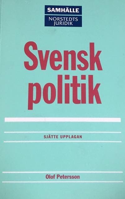Olof Petersson : Svensk politik