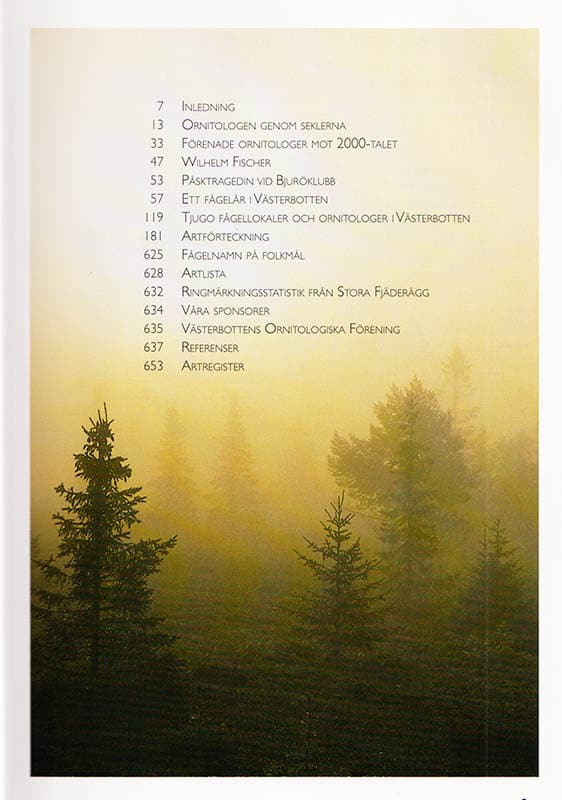 Olsson, Christer ; Wiklund, Jörgen : Västerbottens fåglar