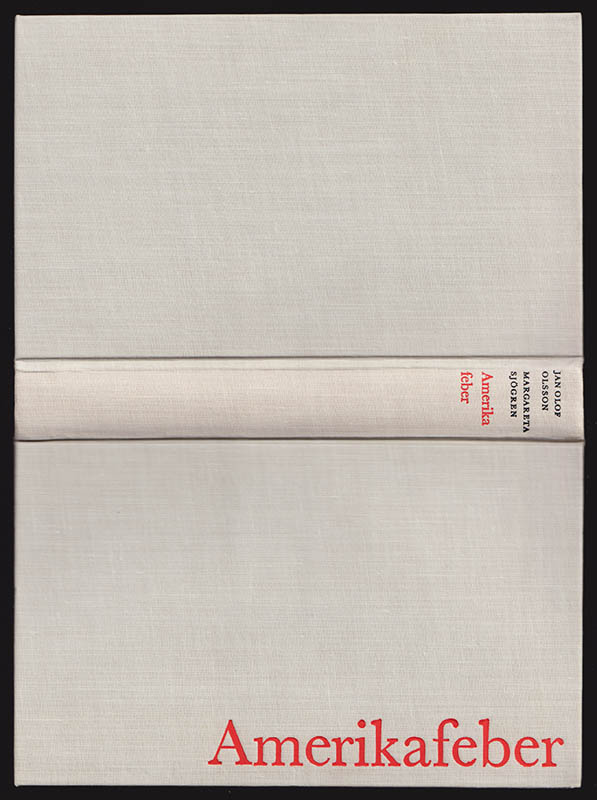 Olsson, Jan Olof 'Jolo' (1920-1974) ; Sjögren, Margareta (1919-1996) : Amerikafeber