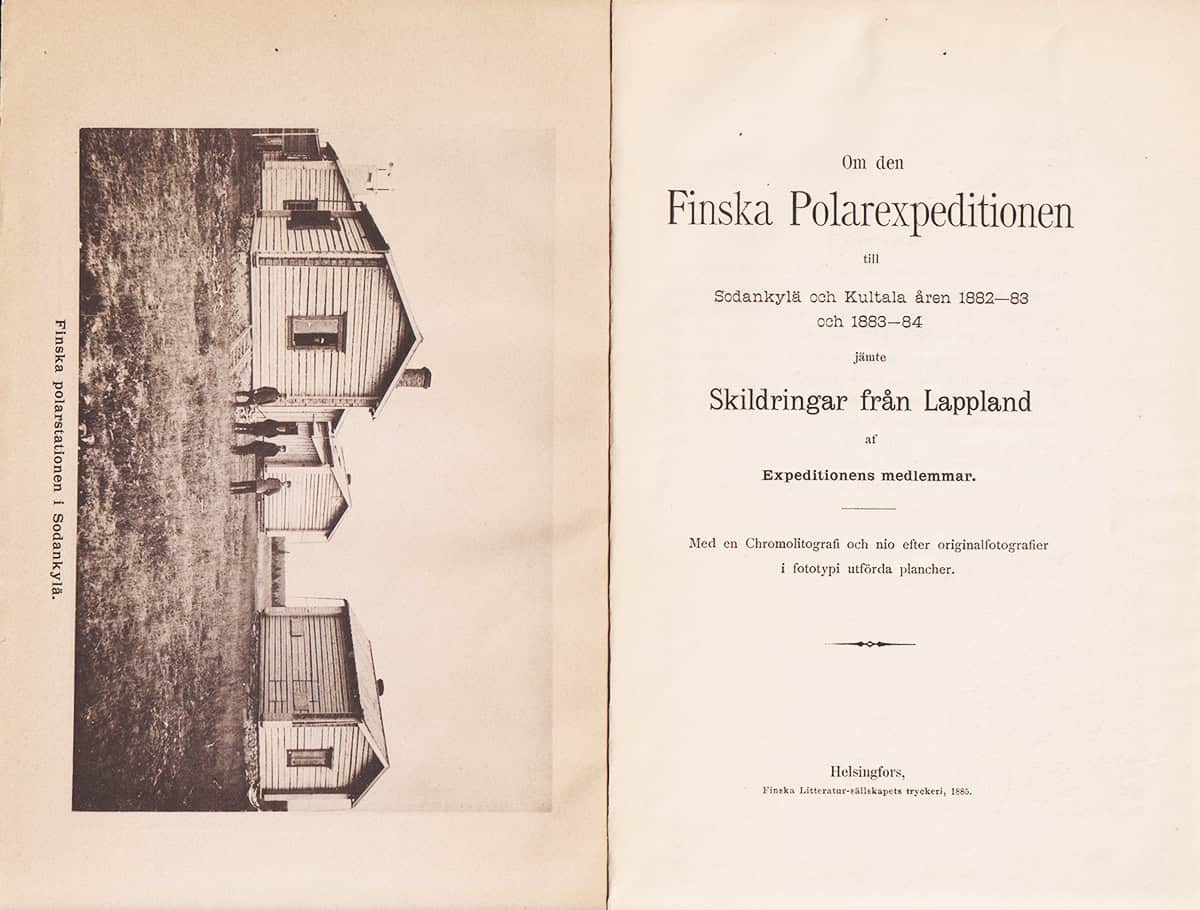Om den finska polarexpeditionen till Sodankylä och Kultala åren 1882-83 och 1883-84 jämte skildringar från Lappland af expeditionens medlemmar
