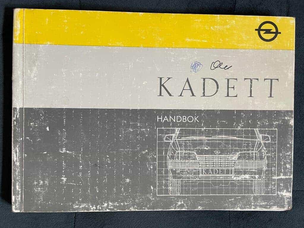 Opel Kadett Handbok (1987)
