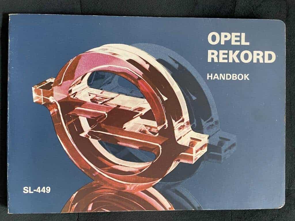 Opel Rekord Handbok 1977