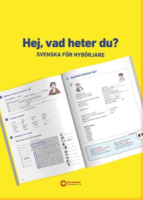 Örjan Hansson : Hej, vad heter du? : Svenska för nybörjare