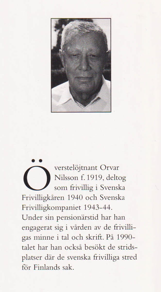 Orvar Nilsson : Finlands sak blev min
