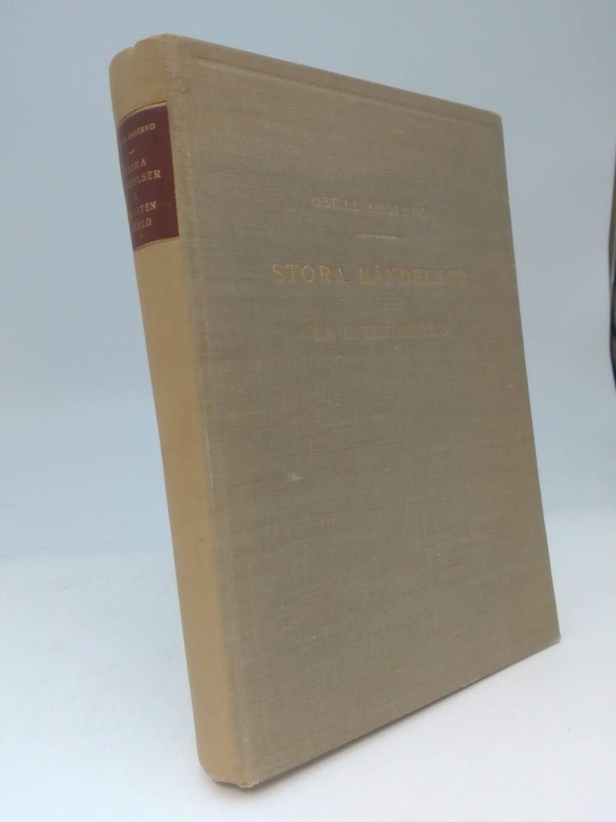 Oscar Angervo : Stora händelser i en liten värld