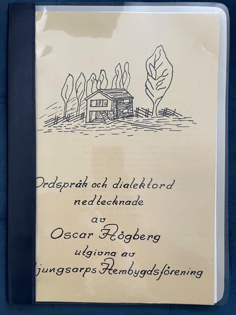 Oscar Högberg : Ordspråk och dialektord