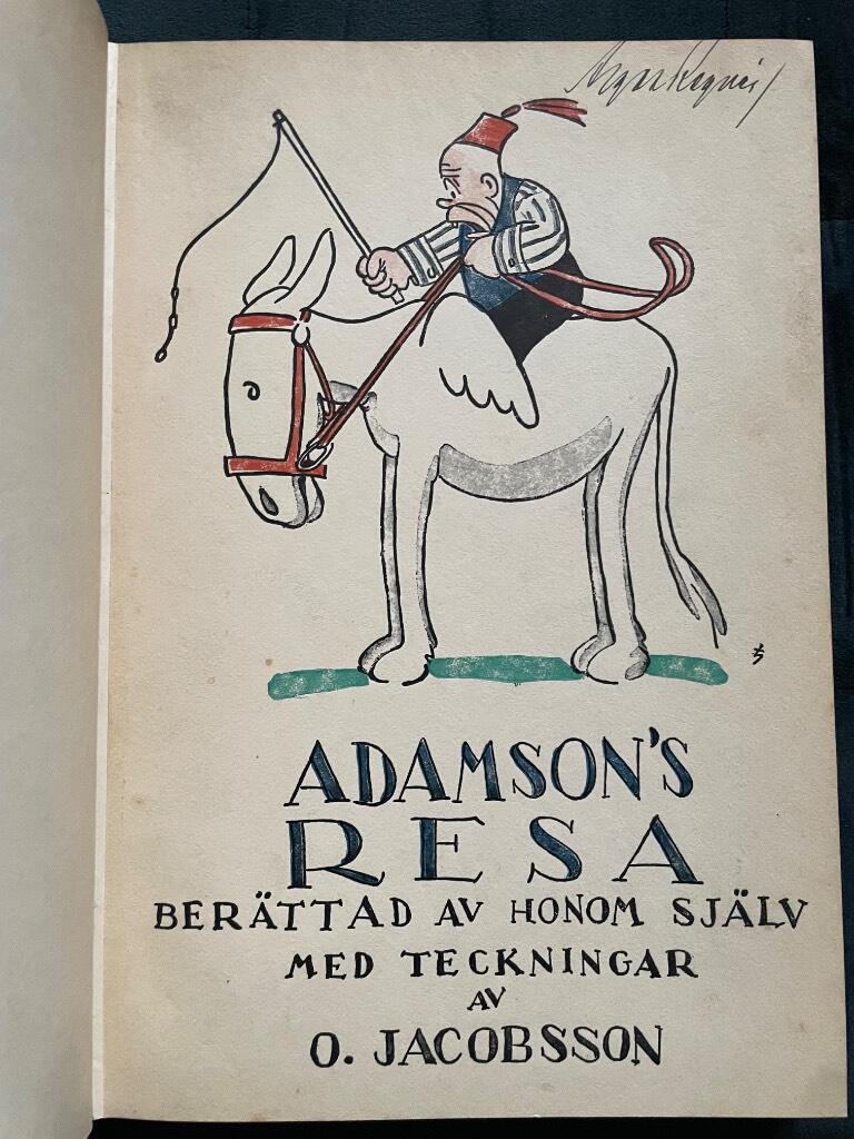 Oscar Jacobsson : Adamson's resa