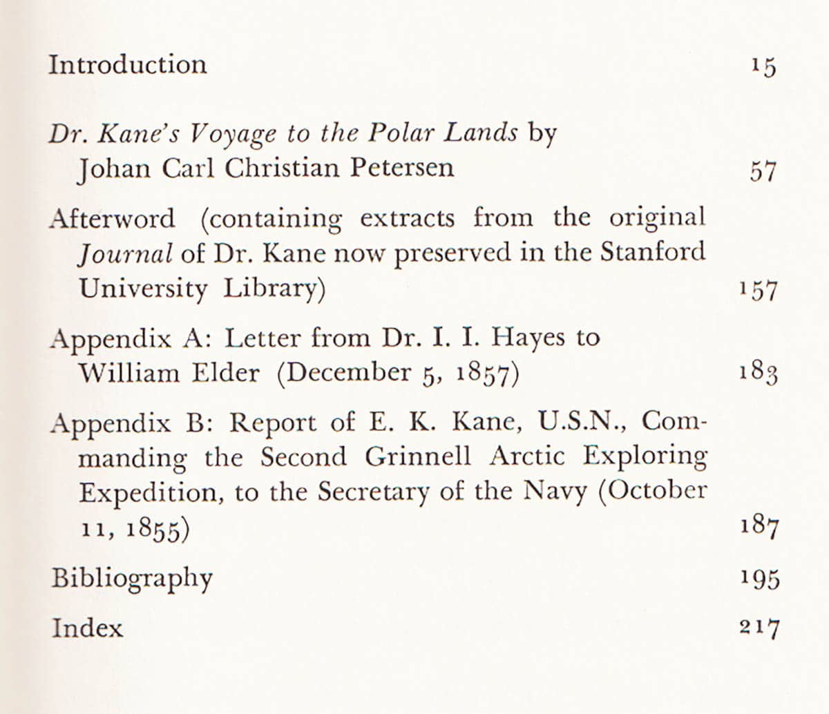 Oscar M Villarejo : Dr Kane's Voyage to the Polar Lands