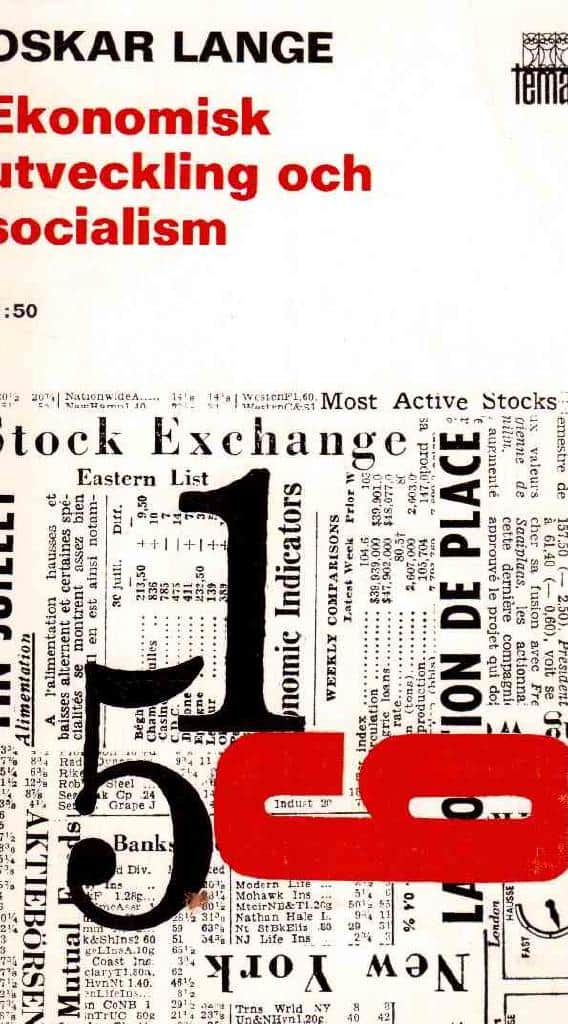 Oskar Lange : Ekonomisk utveckling och socialism