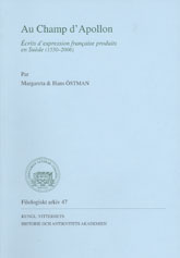 Östman, Margareta ; Östman, Hans : Au Champ d'Apollon