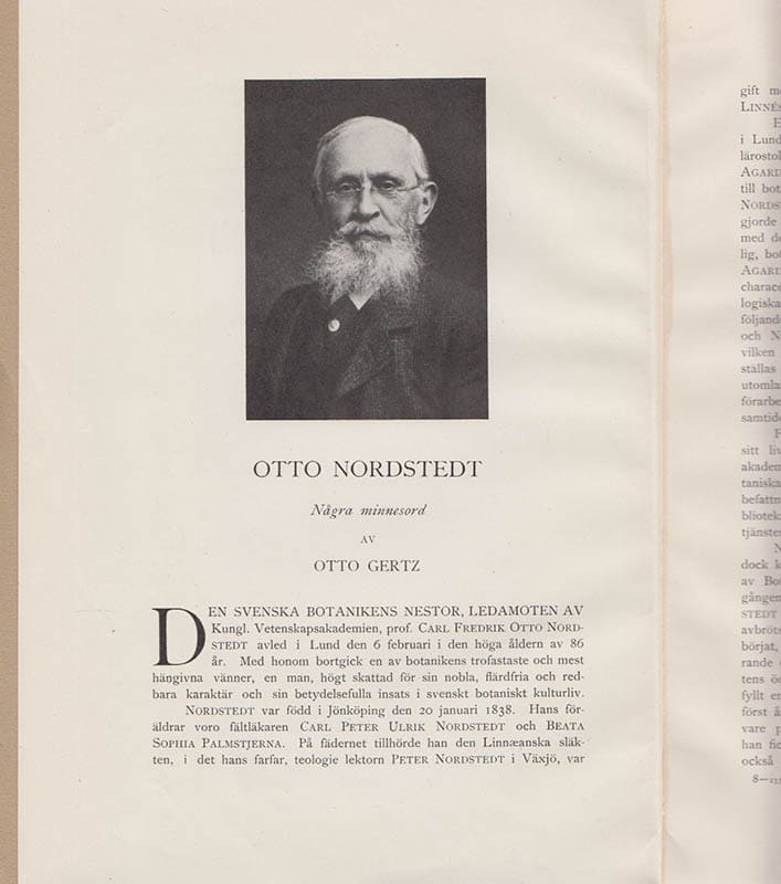 Otto Gertz : Otto Nordstedt.
