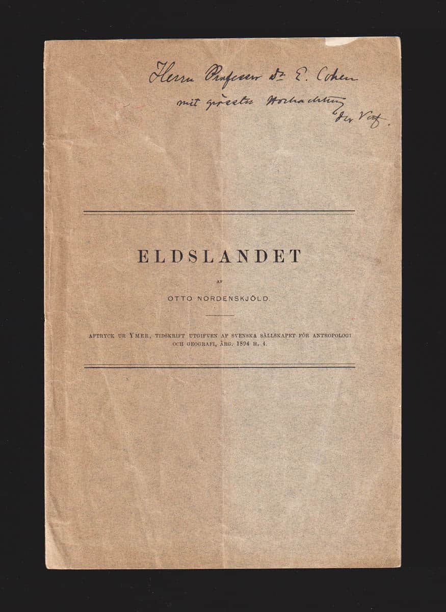 Otto Nordenskjöld : Eldslandet. Några anteckningar af Otto Nordenskjöld