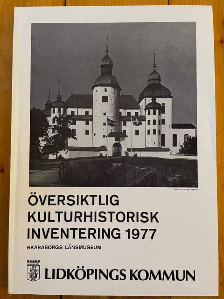Översiktlig kulturhistorisk inventering 1977 Lidköpings Kommun