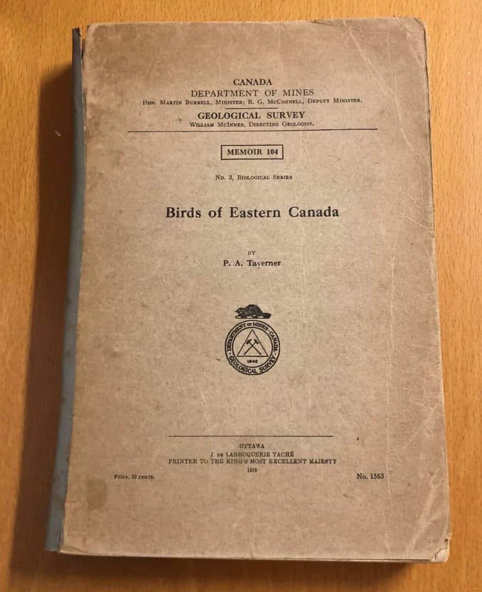P A Taverner : Birds of Eastern Canada