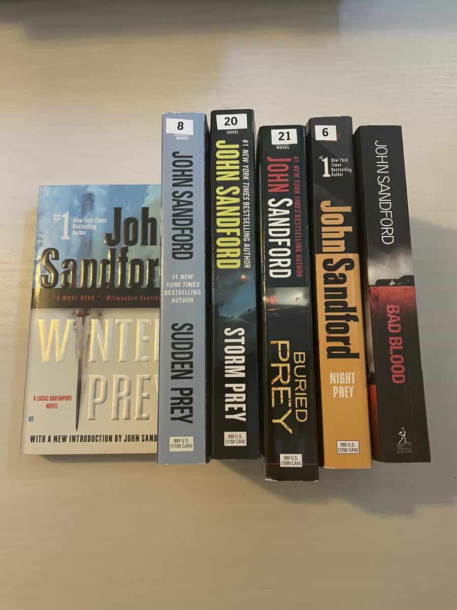 Paket - John Sandford 6st pockets