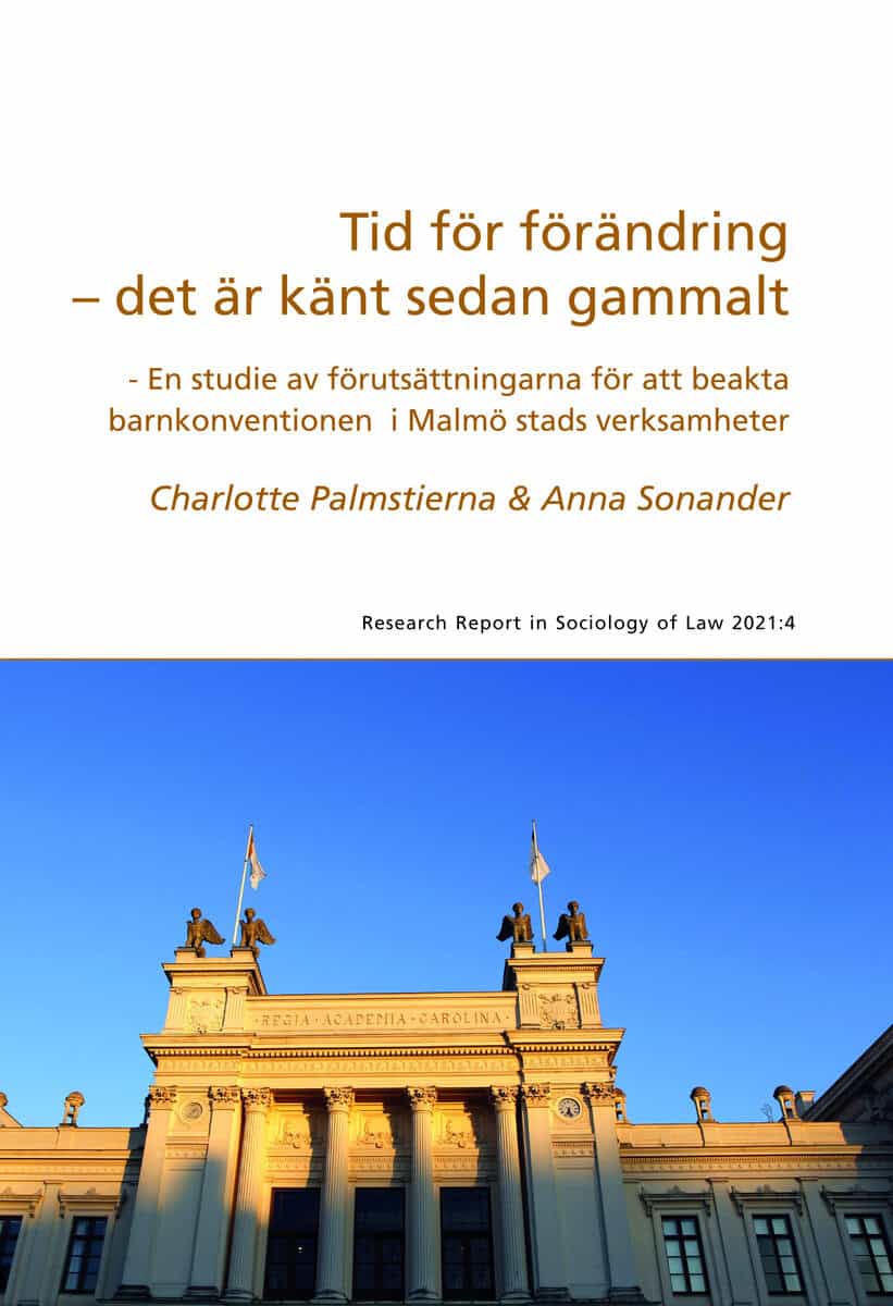 Palmstierna, Charlotte ; Sonander, Anna : Tid för förändring - det är känt sedan gammalt